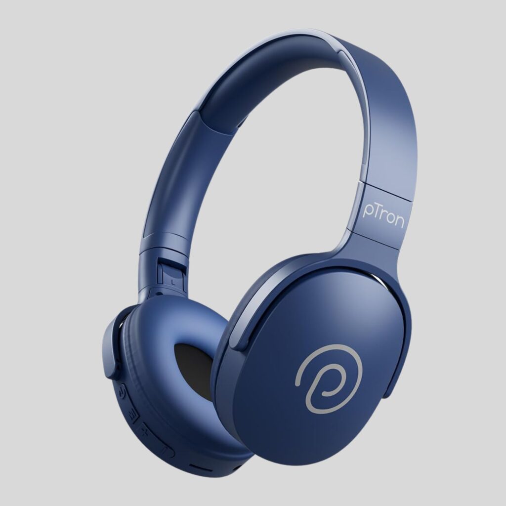 pTron Studio Wireless Over-Ear Bluetooth Headphones