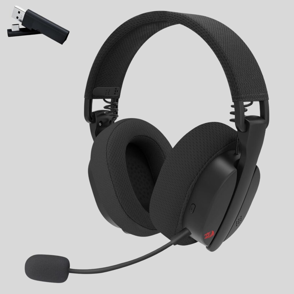 Redragon Black Wireless Gaming Headphone