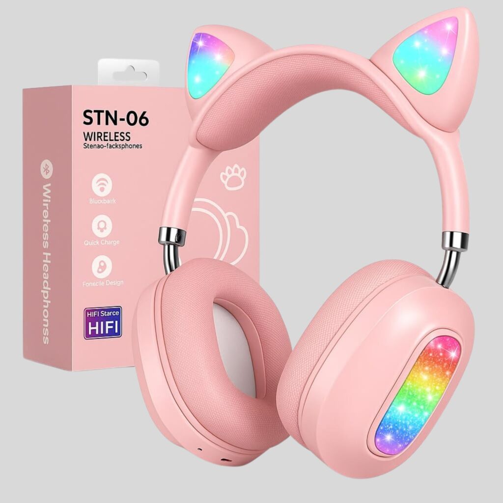 Auvstar STN 28pro Cute Headphone for Girls Wireless