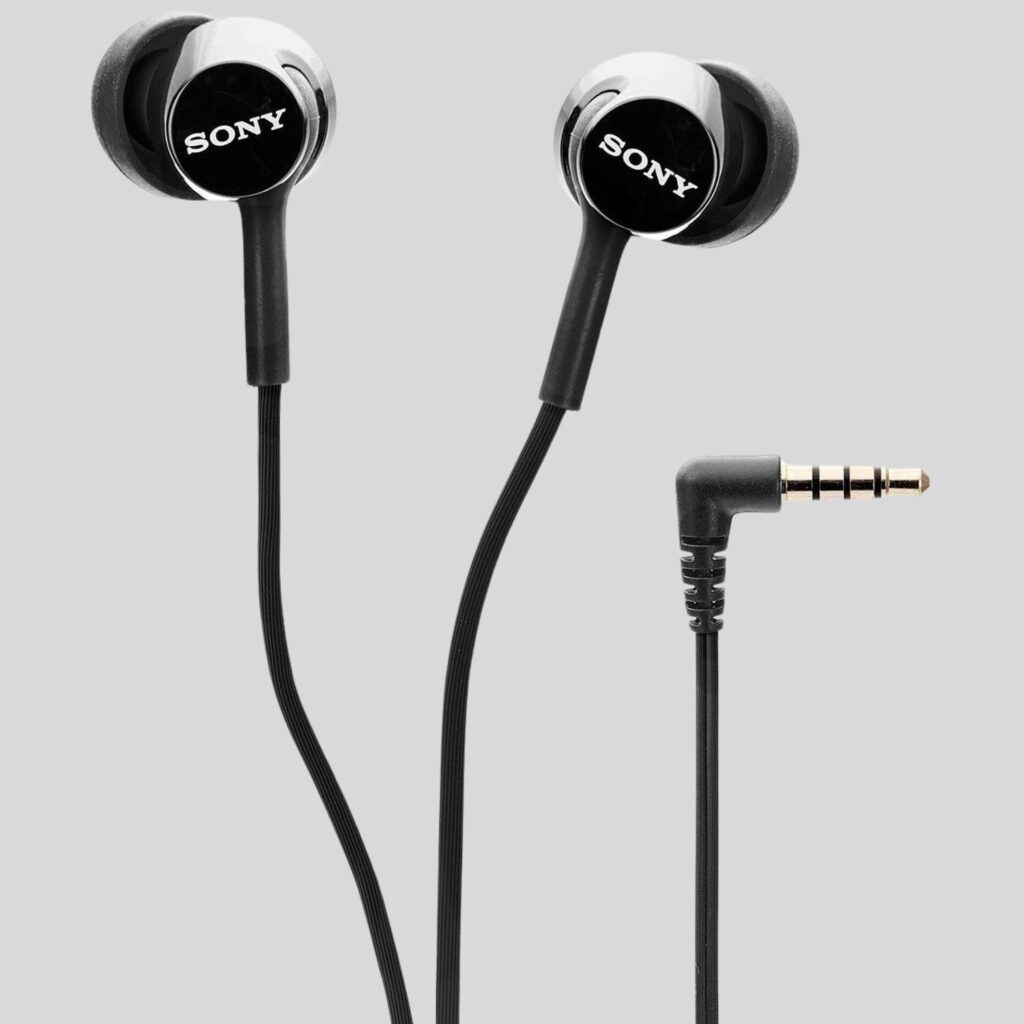 sony wired earphones