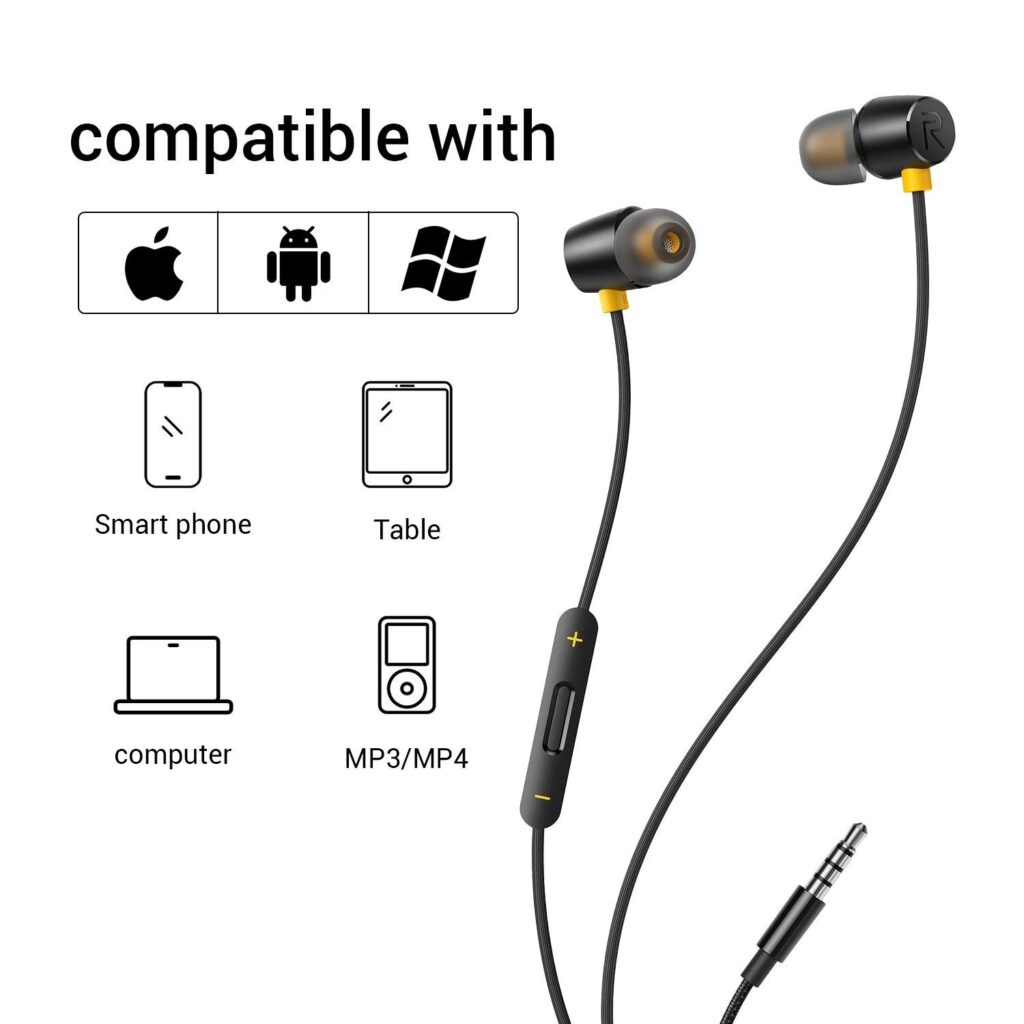 realme buds 2 wired in ear earphones with mic