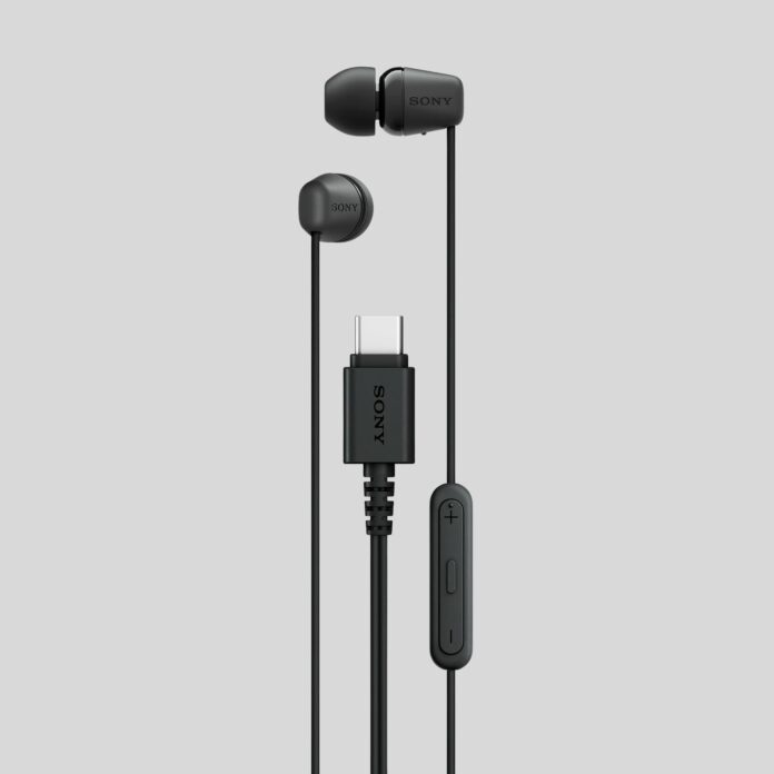 sony wired earphones type c